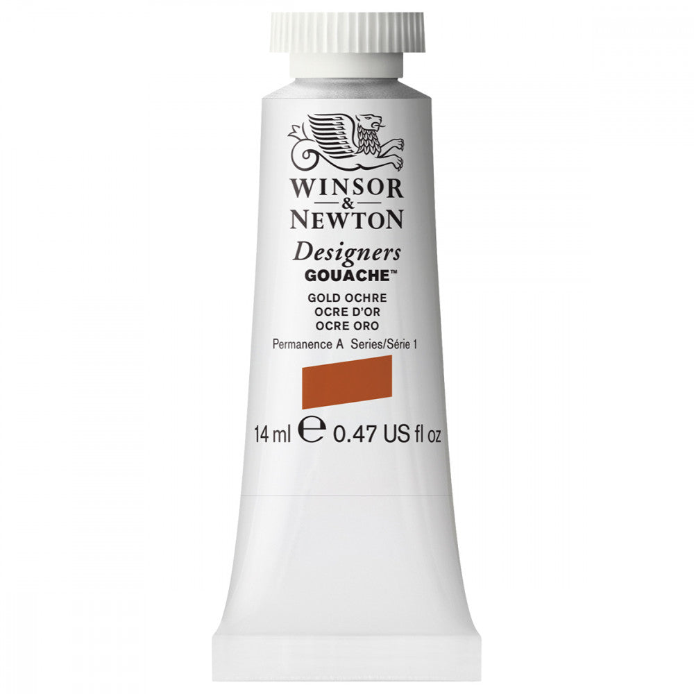Tinta Guache Winsor & Newton Designers 14ml S1 285 Gold Ochre